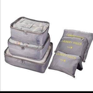 6 set travel packing cubes